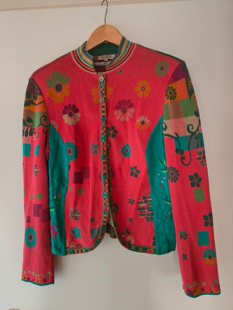 IVKO Veelkleurig Zomervest Maat 40 - Natuurlijke Materialen, Maat 38/40 (M), Overige kleuren, IVKO, Ophalen of Verzenden