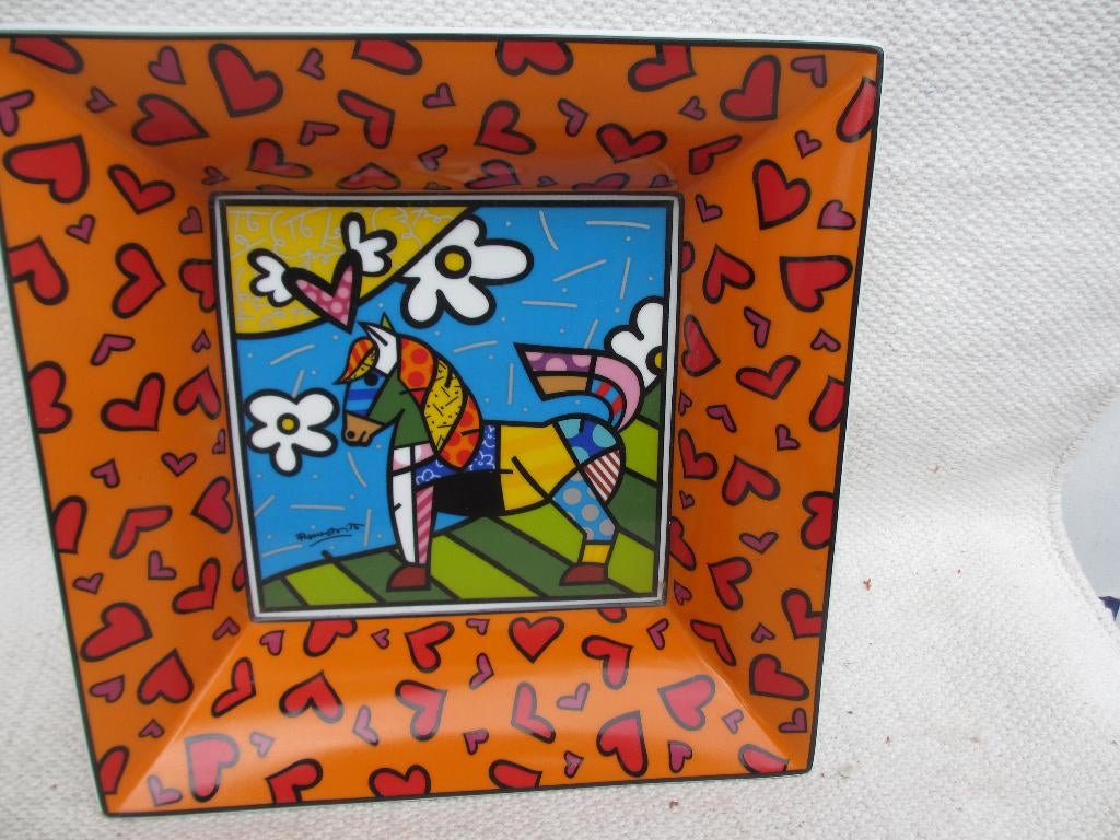 Div. keramiek kleurrijk ROMERO BRITTO, Ophalen of Verzenden