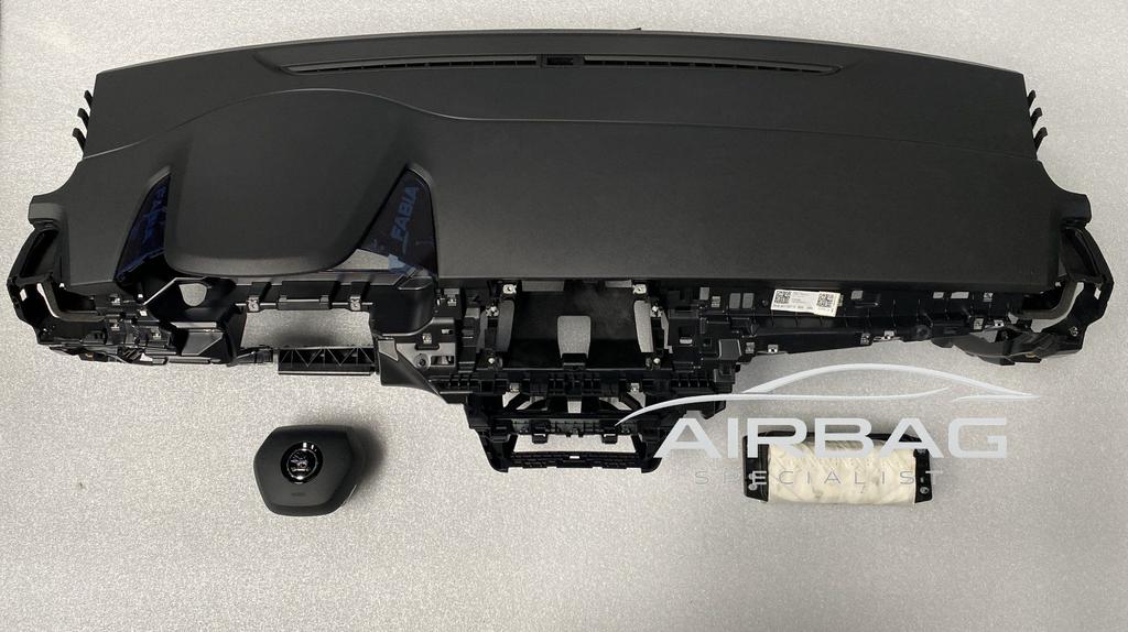Airbag set Stuur airbag dashboard gordel set skoda Fabia mod, Gebruikt, -, -, Ophalen of Verzenden