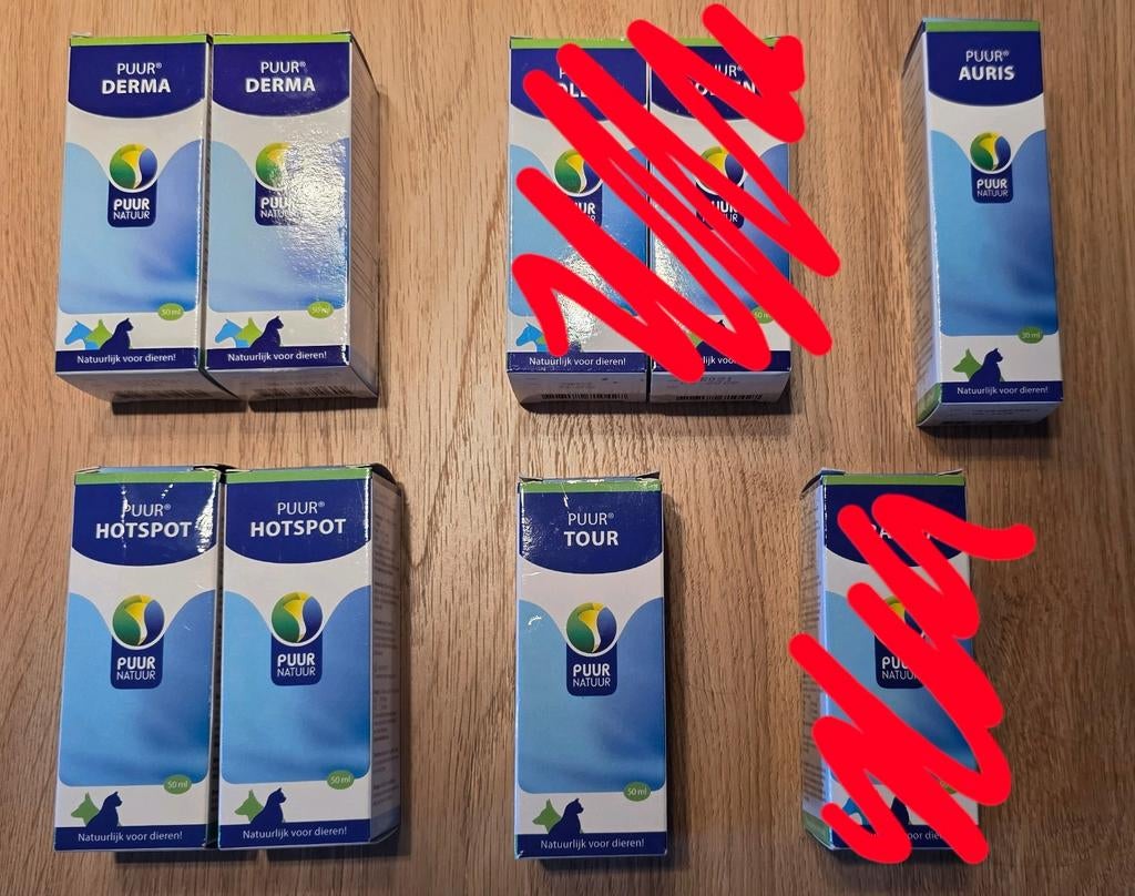 Partij PUUR NATUUR supplementen, Dieren en Toebehoren, Dierenvoeding, Ophalen of Verzenden, Hond