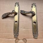 Deurklinken  koper, Ophalen of Verzenden, Gebruikt, Koper of Messing, Klink of Kruk