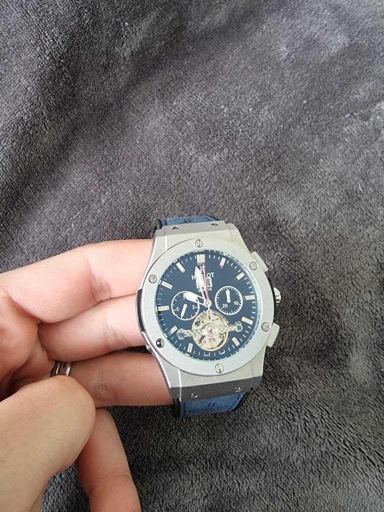 Hublot, Sieraden, Tassen en Uiterlijk, Horloges | Heren, Ophalen of Verzenden, Staal, Overige merken