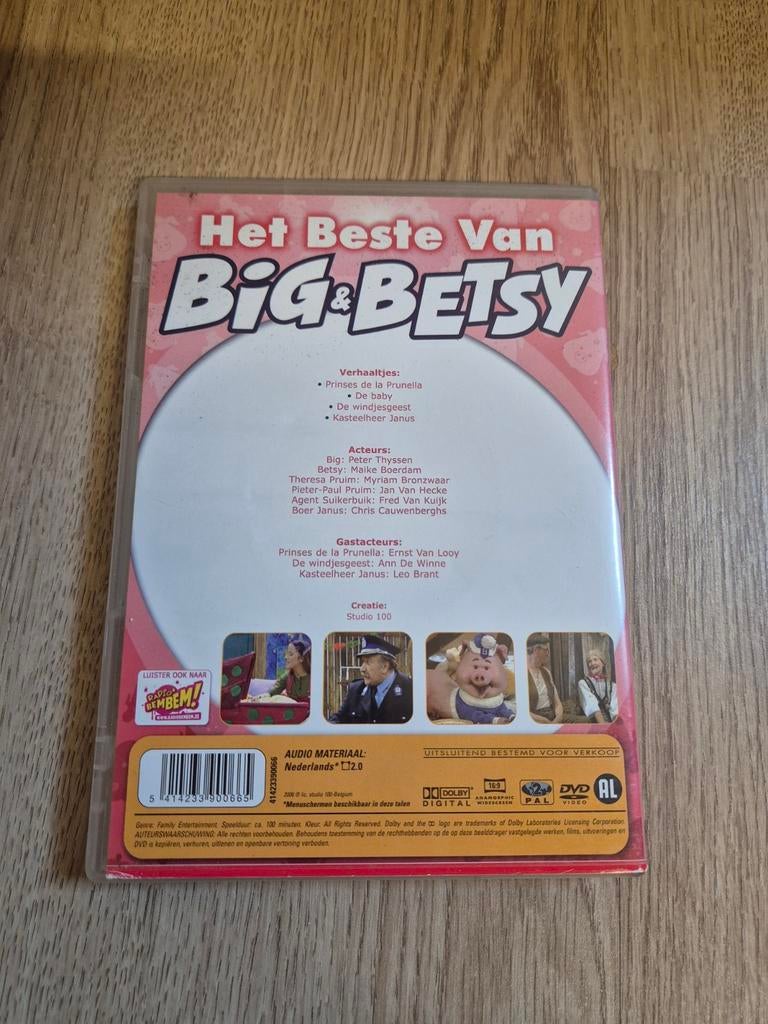 Het beste van Big & Betsy DVD studio 100, Alle leeftijden, Ophalen of Verzenden