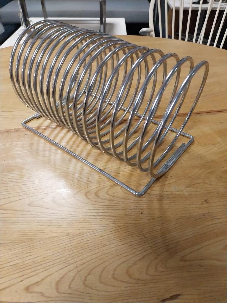 MCM verchroomde platenrek, Ophalen of Verzenden
