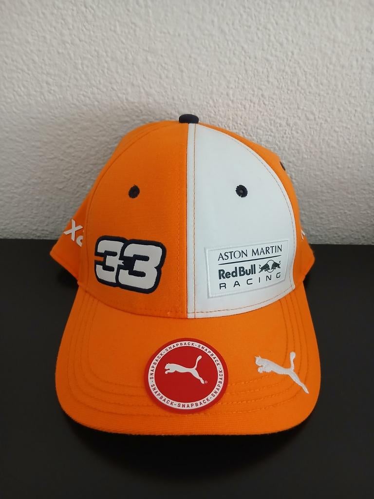 Max Verstappen Red Bull Racing F1 Cap - Oranje/Wit, Puma, Nieuw, Pet, One size fits all