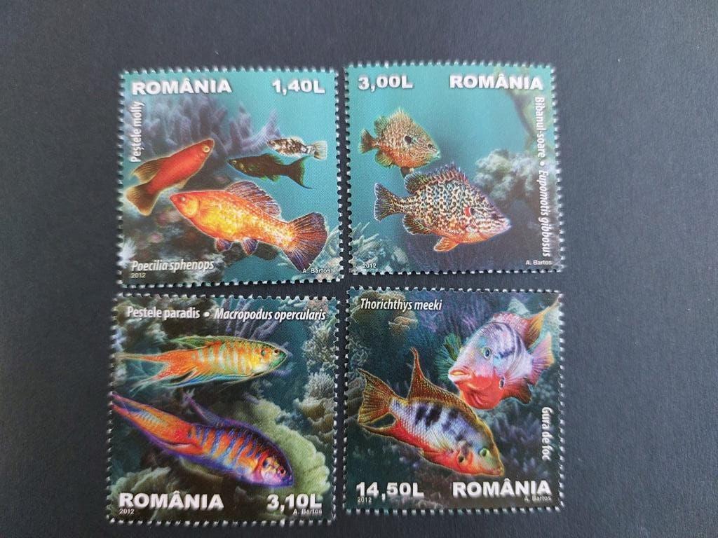 exotische  vissen  Roemenie, Verzenden, Postfris, Dier of Natuur