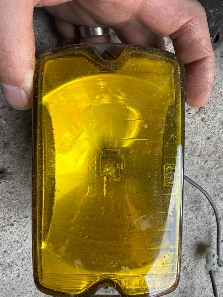 Gele autoverlichting oldtimer, Ophalen, Nieuw