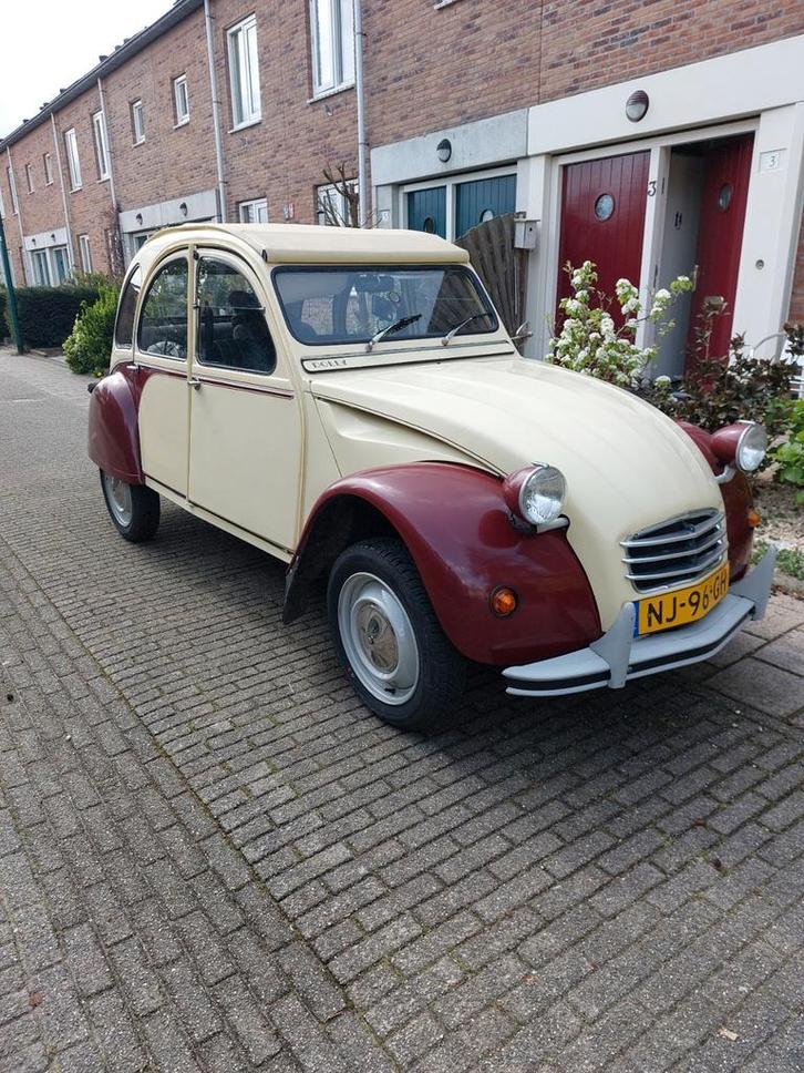 Citroën 2CV 0.6 1984 Rood, Auto's, Citroën, Particulier, 2CV, Benzine, Overige carrosserieën, Handgeschakeld, Origineel Nederlands