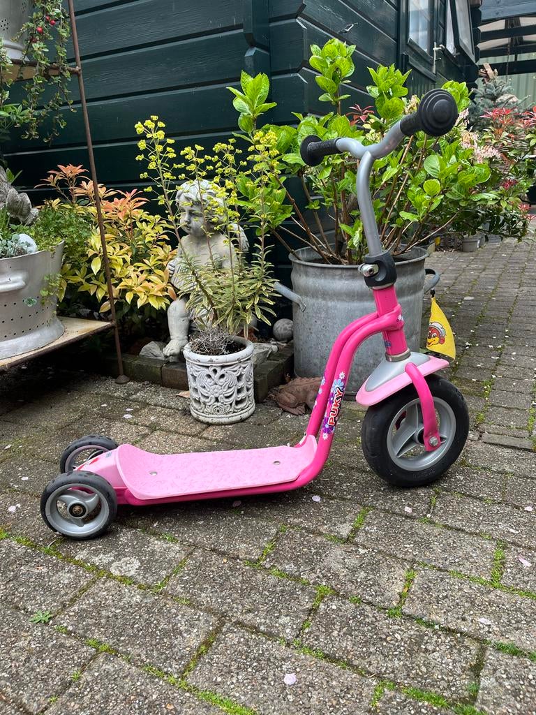 Roze Puky step voor kinderen, Ophalen, Gebruikt, Gewone step