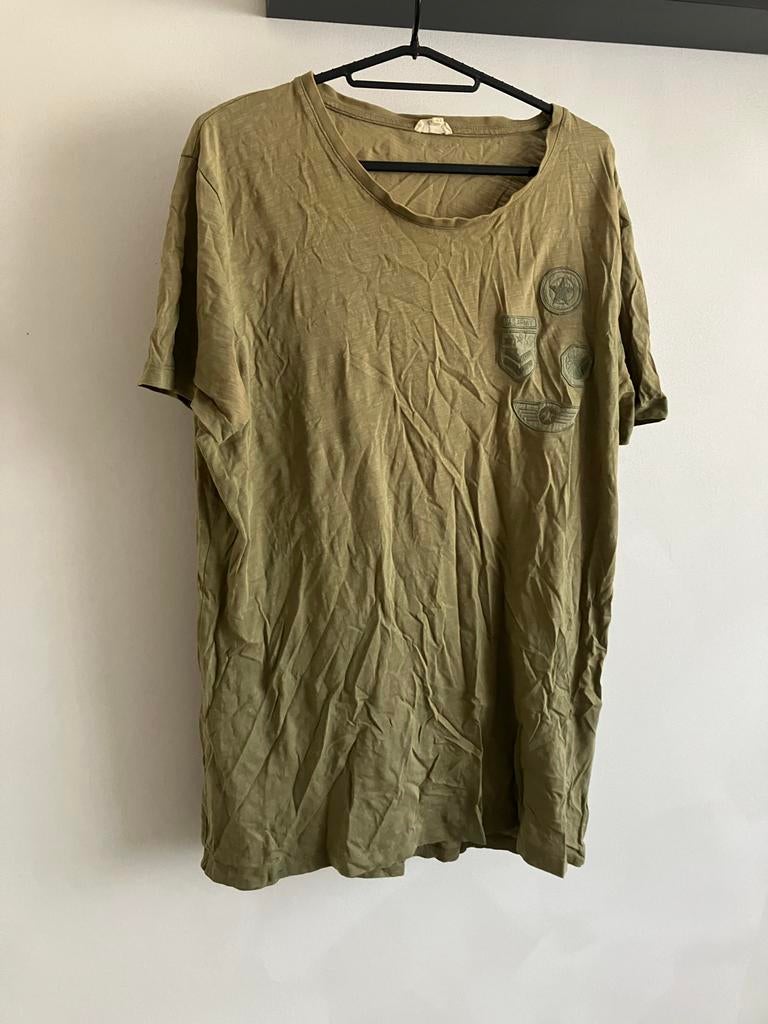 Madness T-shirt maat L, olijfgroen, Kleding | Heren, Ophalen of Verzenden, Gedragen, Maat 52/54 (L), Groen