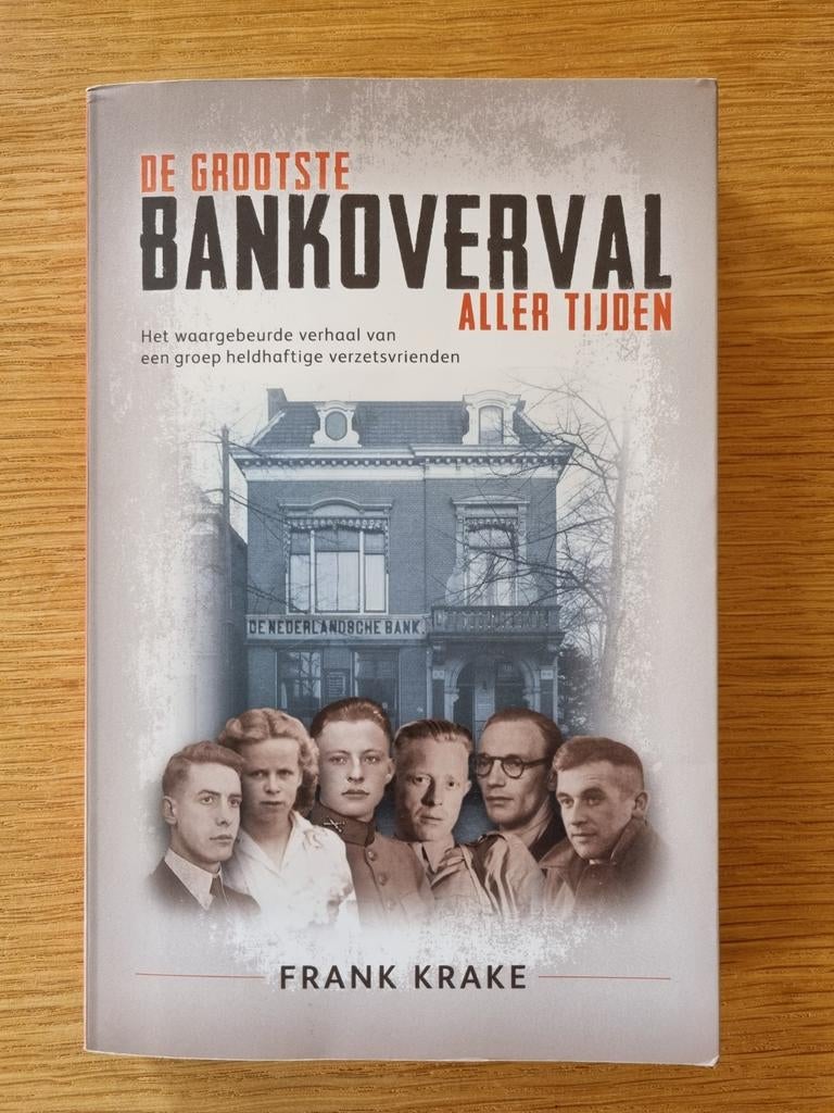 Frank Krake - De grootste bankoverval aller tijden, Boeken, Oorlog en Militair, Zo goed als nieuw, Overige onderwerpen, Tweede Wereldoorlog