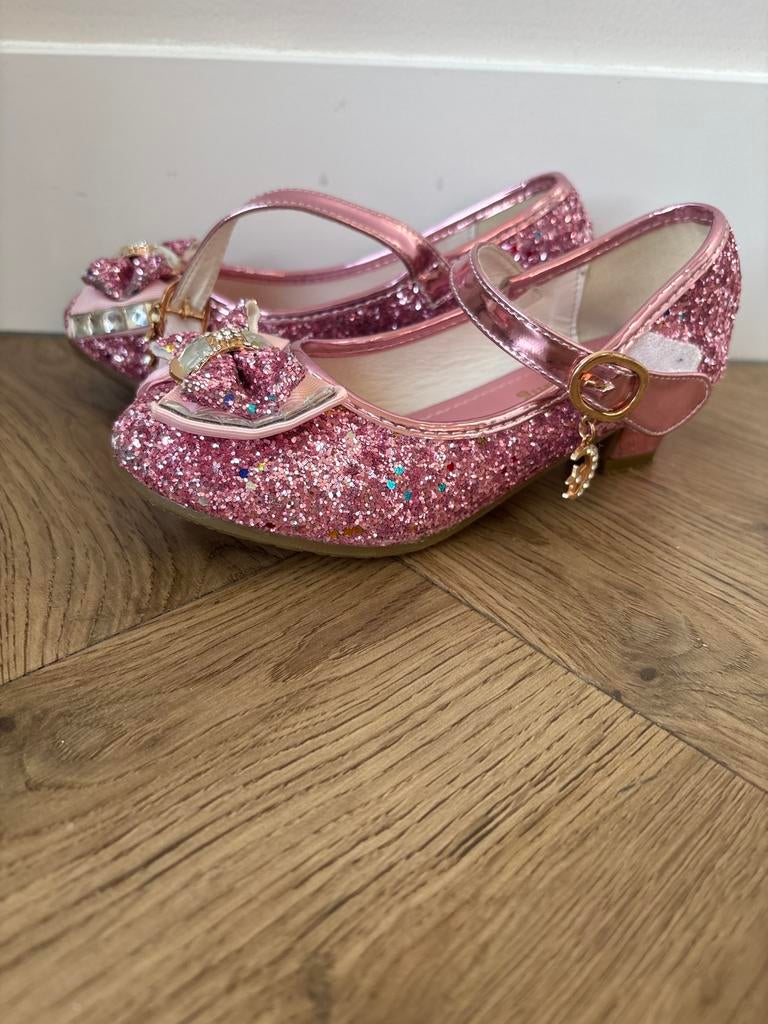 Roze prinsessen hakjes maat 32, Ophalen of Verzenden, Gebruikt, Meisje, Schoenen