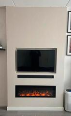 Cinewall met elektrische openhaard, Ophalen, Gebruikt, Inbouwhaard, Elektrische haard