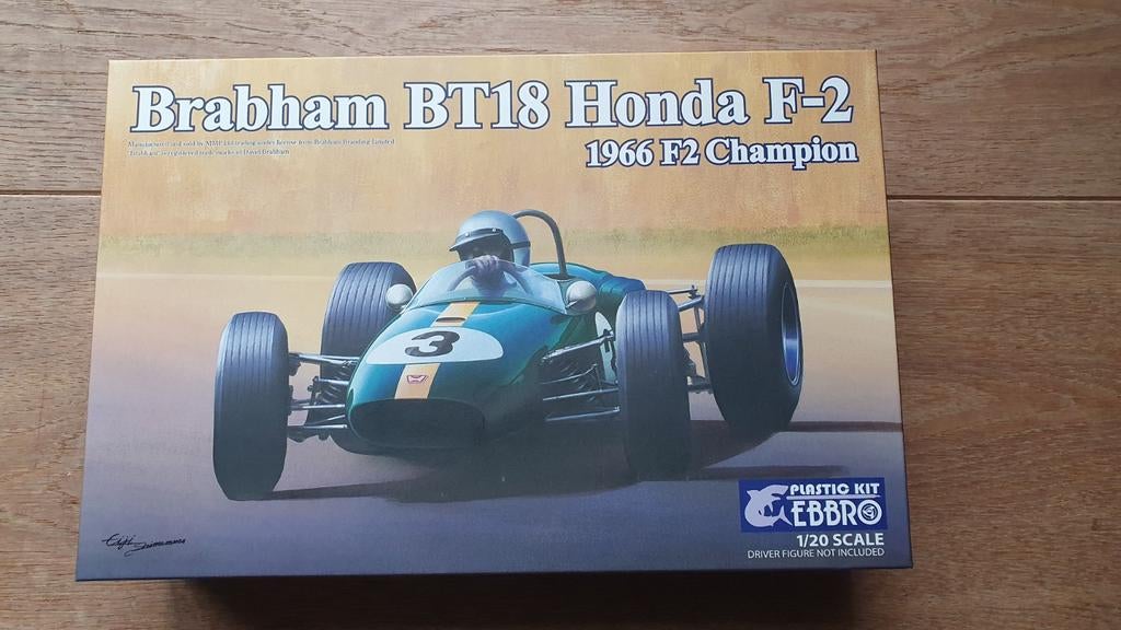 Ebbro 1/20 Brabham BT18, Overige merken, Auto, Groter dan 1:32, Nieuw