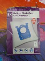 6x Stofzuigerzakken Philips, Electrolux, AEG, Tornado, Ophalen of Verzenden, Nieuw