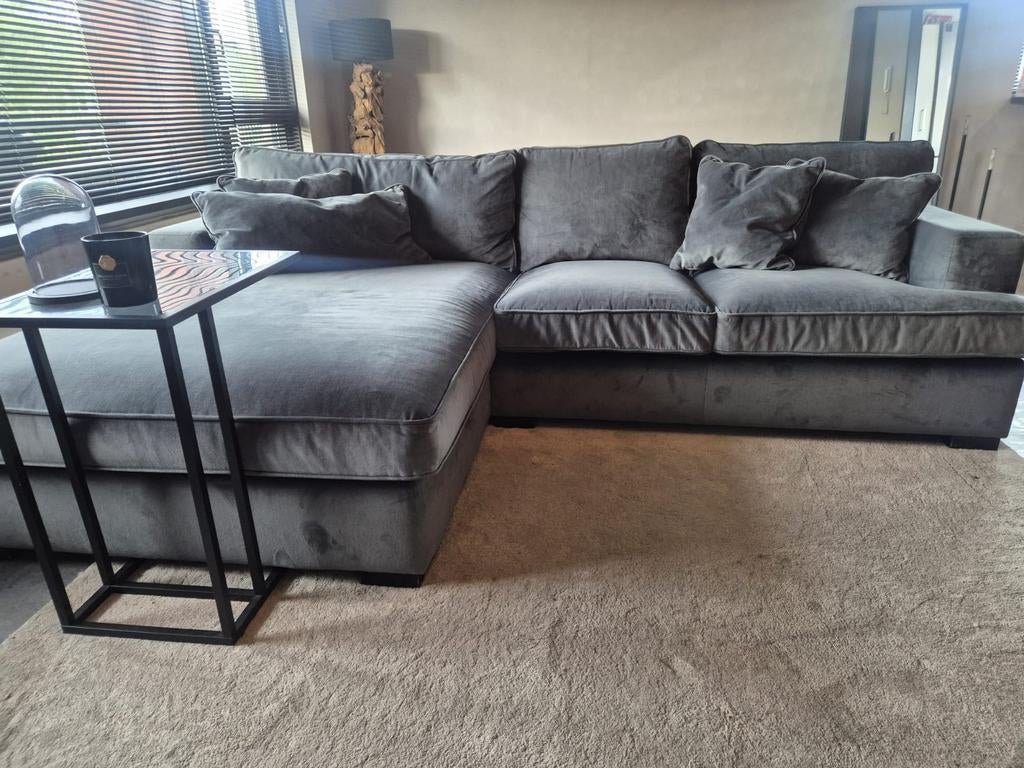 Chaise longue bankstel van Rofra Home, Ophalen, 250 tot 300 cm, Zo goed als nieuw, Vierpersoons of meer