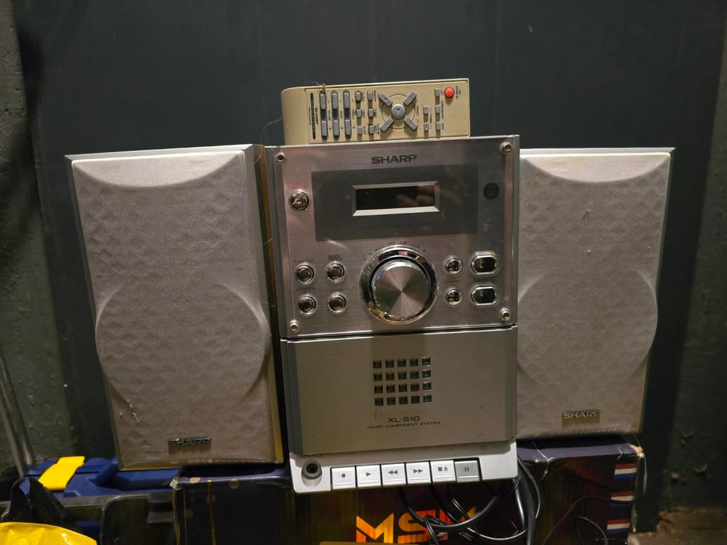 Sharp XL-S10 micro component systeem, Audio, Tv en Foto, Stereo-sets, Ophalen of Verzenden, Gebruikt, Tuner of Radio, Sharp