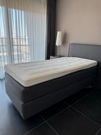 Norma boxspring elektrisch verstelbaar 90x200 grijs, Ophalen, Gebruikt, 90 cm, Eenpersoons