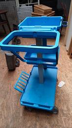 Professionele blauwe schoonmaakwagen met meerdere niveaus, Ophalen, Dweilemmer, -bak, of -wagen