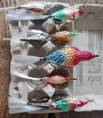 8 oude bonte kerstvogels, Diversen, Kerst, Ophalen of Verzenden