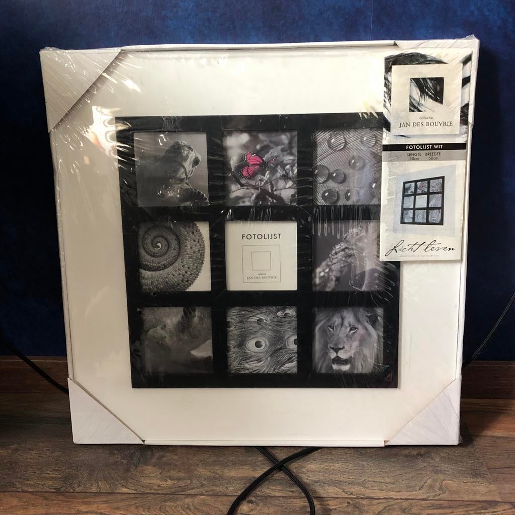 Fotolijst Jan des Bouvrie | Wit | 50x50 cm, Ophalen, Overige materialen, 50 tot 75 cm, Nieuw