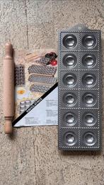 Raviolatrice met deegroller ravioli maker, Overige typen, Zilver, Ophalen of Verzenden, Zo goed als nieuw