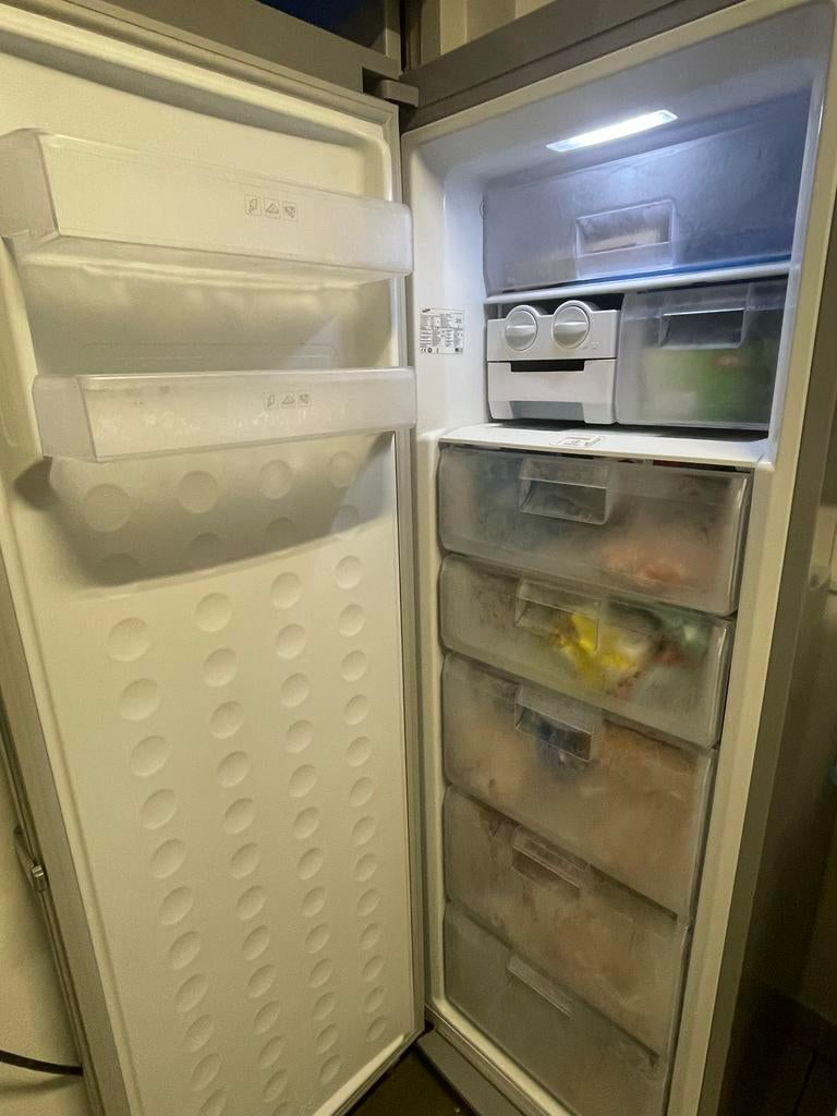 Samsung vriezer met lades, Witgoed en Apparatuur, Vriezers en Diepvrieskisten, Vrieskast, Gebruikt, Minder dan 60 cm, Vrijstaand