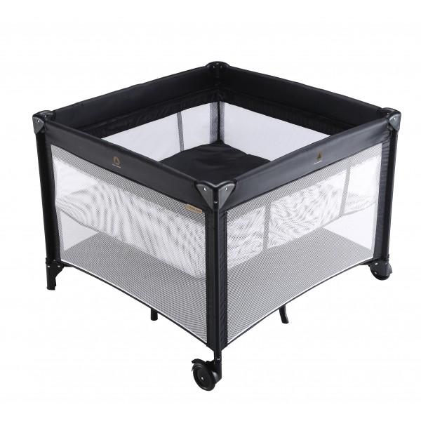 Campingbed + box in één (Topmark Parker), Kinderen en Baby's, Boxen, Ophalen of Verzenden, Zo goed als nieuw, Rechthoekig, In hoogte verstelbaar