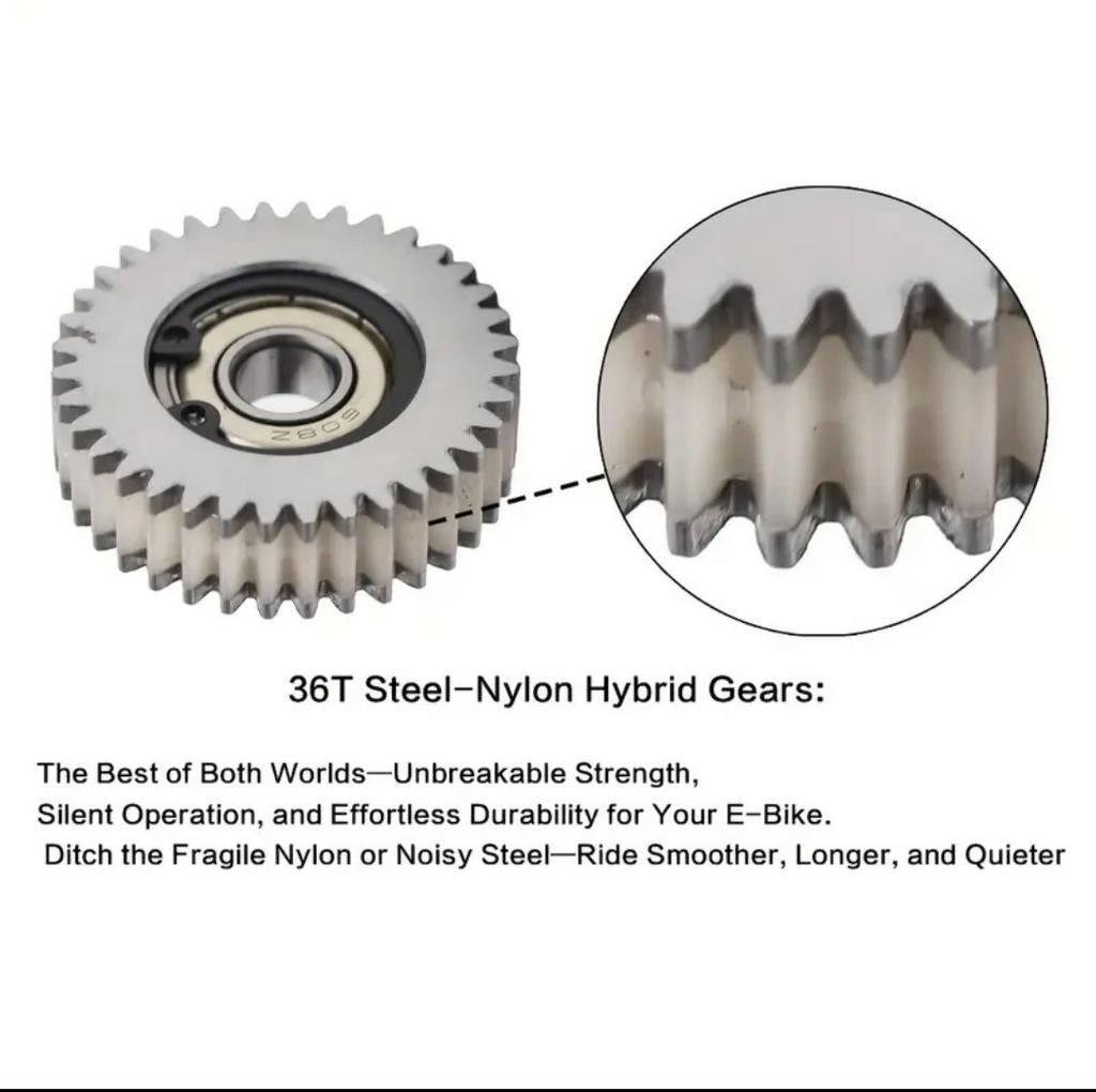 Tandwielset 36T staal-nylon (250watt fatbikes), Ophalen of Verzenden, Nieuw