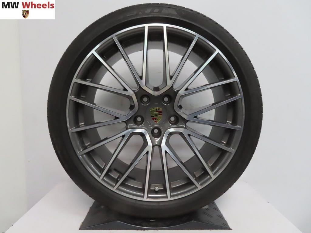 Originele Porsche Cayenne coupe 22 inch velgen zomerbanden, Gebruikt, -, 285 mm, -