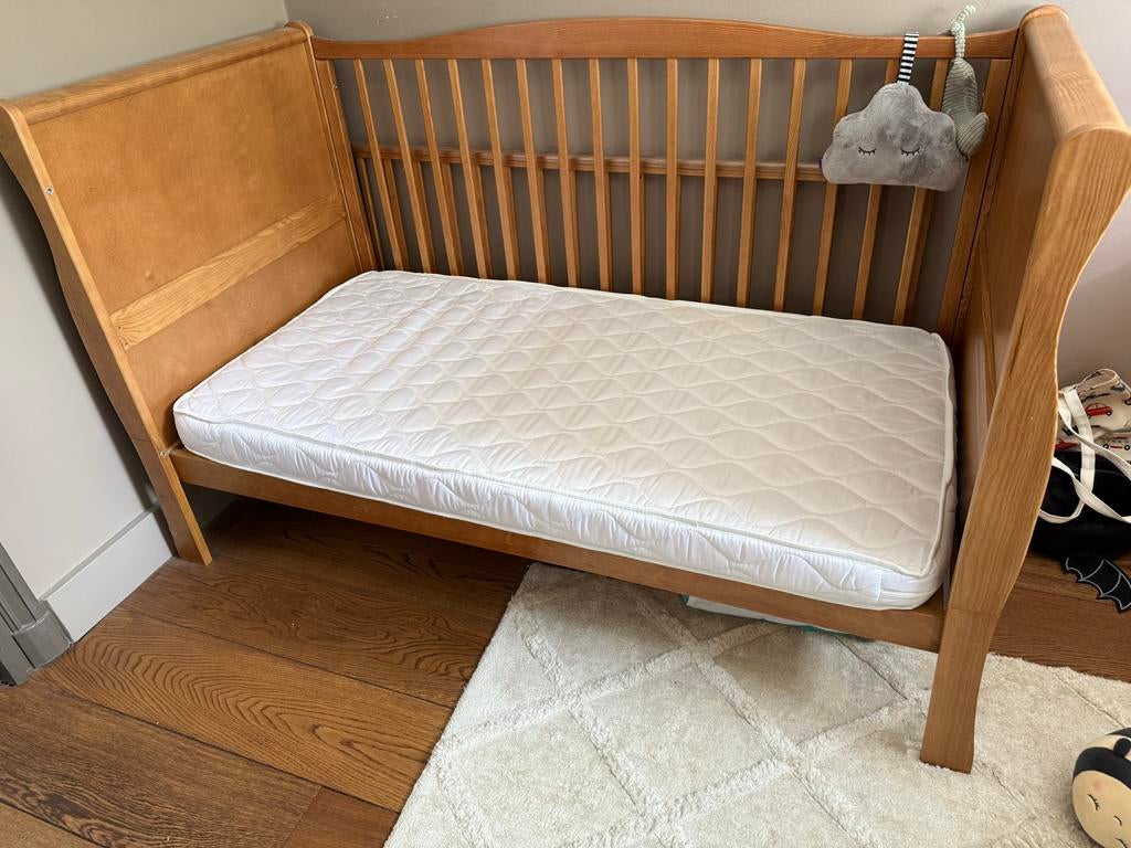 Woordjes Noble ledikant 60x120, Ophalen, Zo goed als nieuw, Ledikant