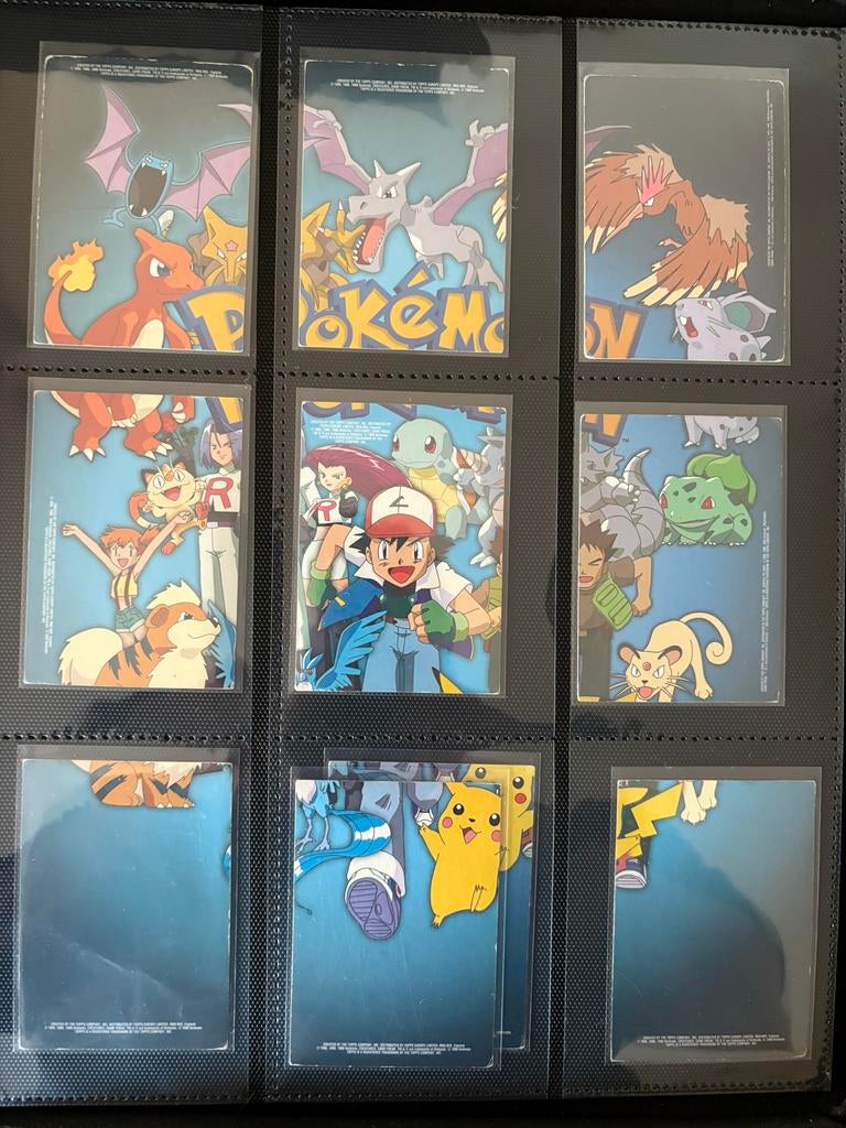 Pokémon topps kaarten (bevatten blauwe topps stamp), Ophalen, Gebruikt, Meerdere kaarten, Foil