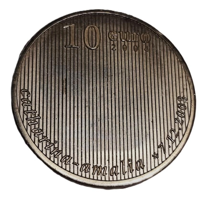 NEDERLAND: 2 x zilveren € 10 geboorte Amalia 2004, Postzegels en Munten, Munten | Nederland, Setje, Koningin Beatrix, Zilver, Euro's