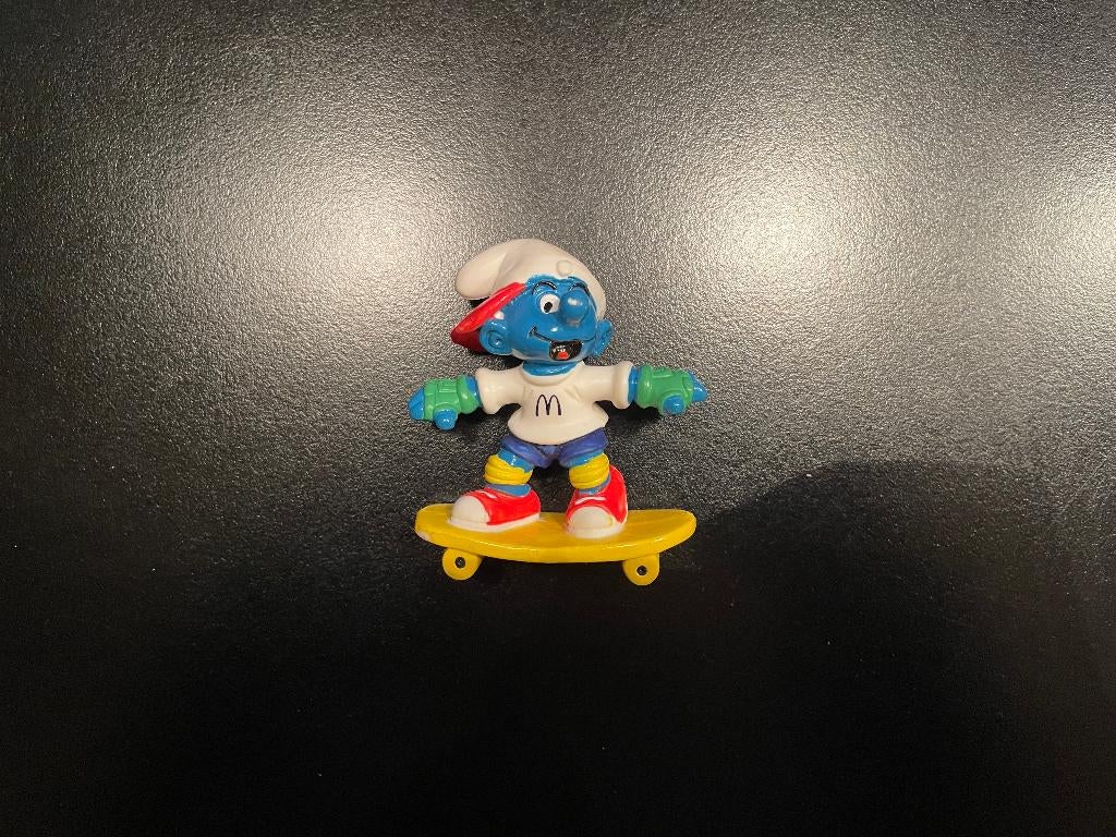 Skateboarder Smurf, McDonald’s Happy Meal, Vintage 1998, Ophalen of Verzenden, Zo goed als nieuw