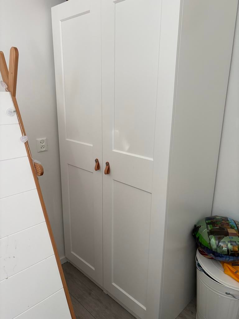 2x PAX kledingkasten met planken, Huis en Inrichting, Kasten | Kledingkasten, Ophalen, Overige materialen, 100 tot 150 cm, 200 cm of meer