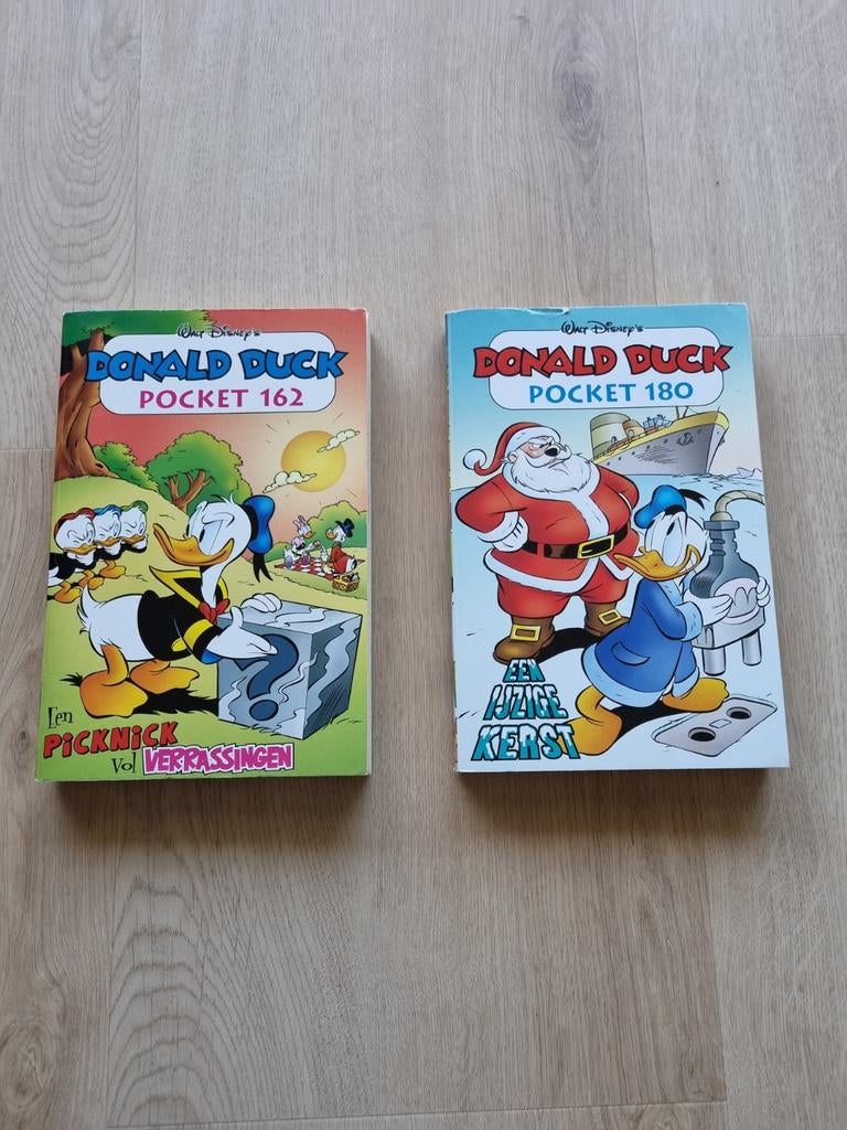 Donald Duck Pockets 162 & 180 - Picknick & Kerst, Boeken, Meerdere stripboeken, Ophalen of Verzenden, Gelezen, Walt Disney