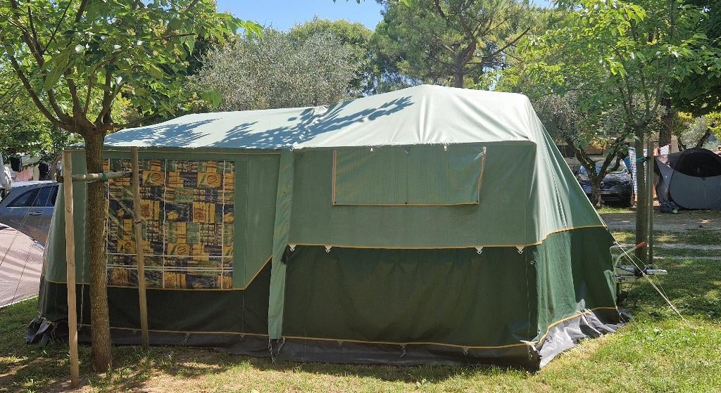 vouwwagen Tago Gerjak Desert -goed onderhouden-compleet-, Caravans en Kamperen, Aanwezig, Ophalen, Overige merken, Tot en met 5