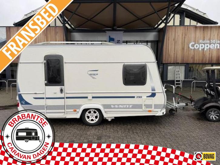 Fendt Bianco 390 FH 2012 MOVER + 270 TENT!!!, Caravans en Kamperen, Caravans, Bedrijf, tot en met 3, 1000 - 1250 kg, Treinzit