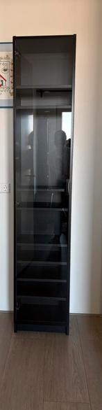 IKEA BILLY kast + OXBERG deur MOET WEG!!, Huis en Inrichting, Met plank(en), 200 cm of meer, Zo goed als nieuw, 25 tot 50 cm