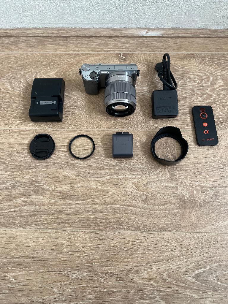 Sony NEX-5R Bundel, Spiegelreflex, Ophalen of Verzenden, Zo goed als nieuw, Sony