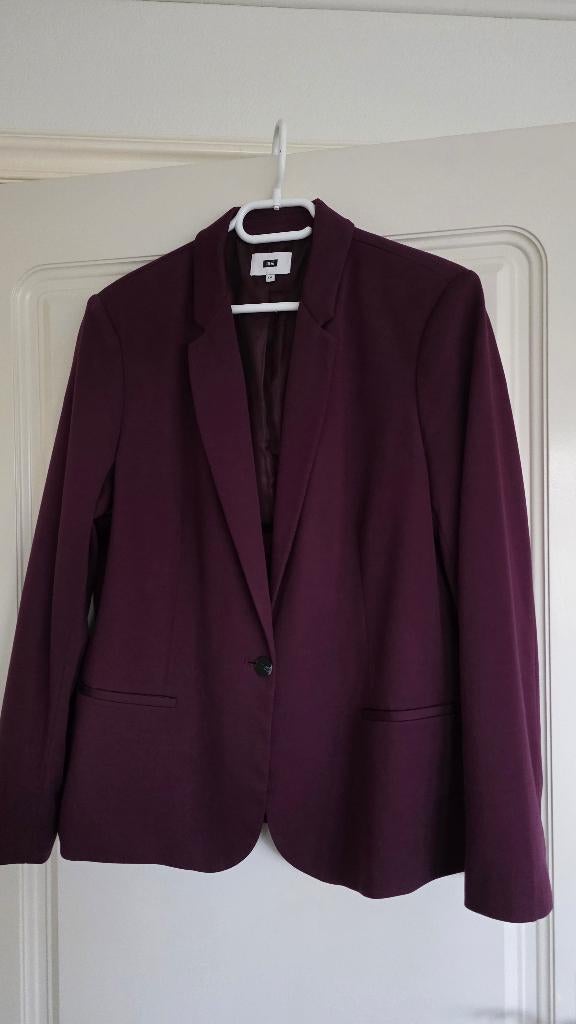 WE Fashion Bordeaux blazer XXL, Kleding | Dames, Ophalen, WE, Maat 42/44 (L), Zo goed als nieuw