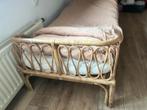 Rotan bed Karwei met matras - Zo goed als nieuw, Ophalen, 70 tot 85 cm, Zo goed als nieuw, Matras