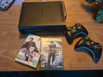 Xbox 360 120GB met 2 controllers en games (FIFA, CoD), Spelcomputers en Games, Ophalen, 360 Elite of Super Elite, Met 2 controllers