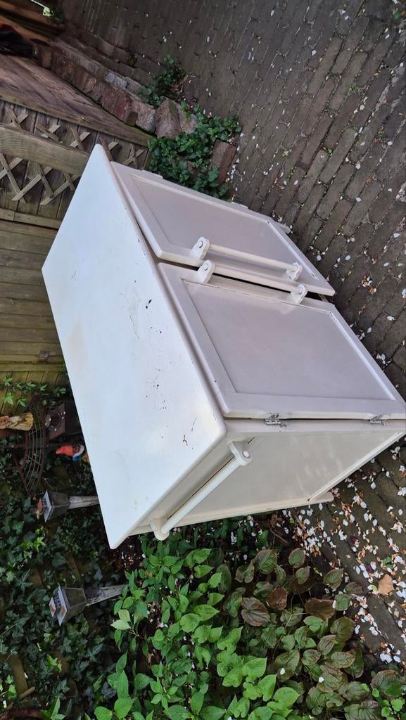 Vintage commode met lades en deuren, Ophalen, Gebruikt, Vintage, 50 tot 100 cm