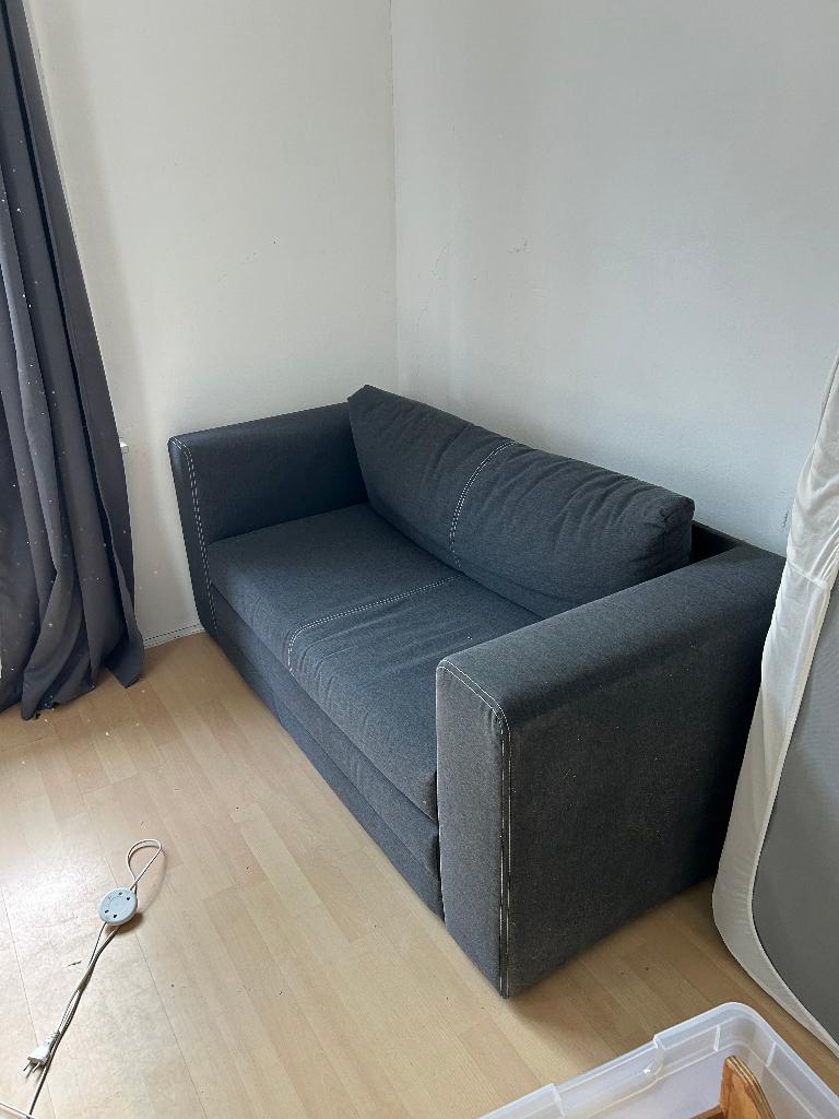 IKEA ASKEBY slaapbankje, Ophalen, Gebruikt, Grijs, 190 cm of minder