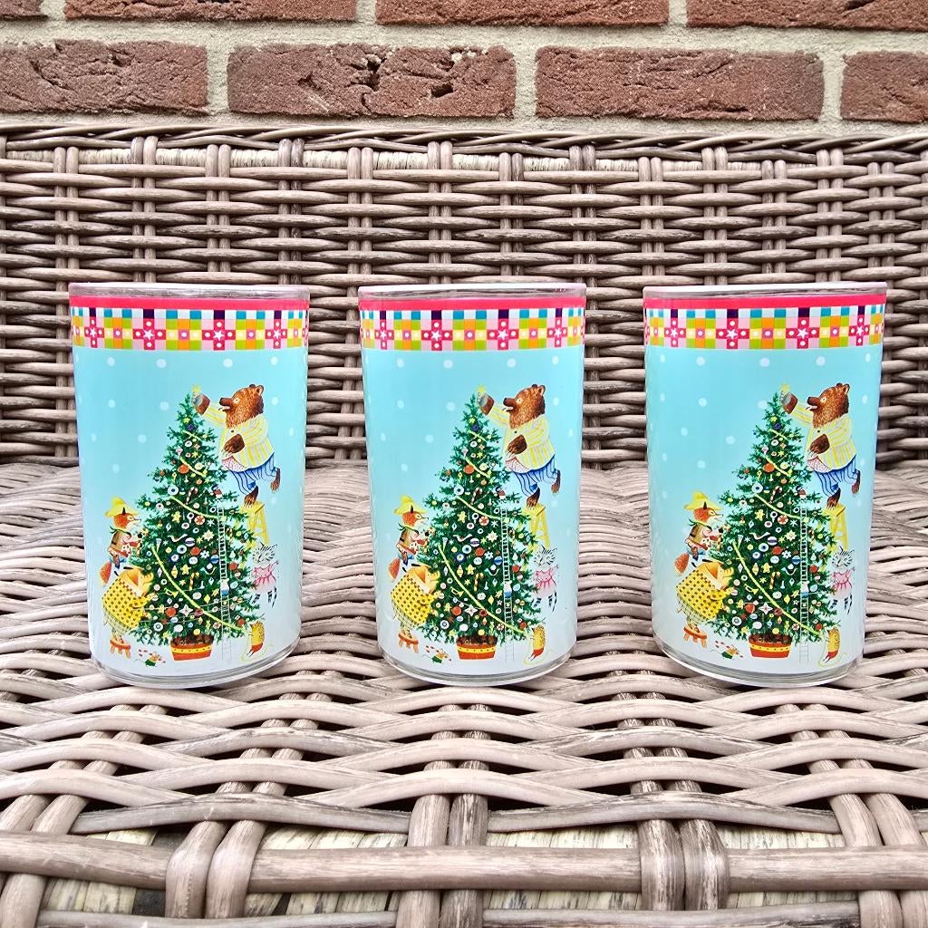 Kerst tip!🎄3 Kerst drinkbekers - Random House, Diversen, Kerst, Ophalen of Verzenden, Nieuw