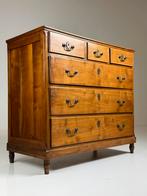 Ladekast vruchtenhout antiek 19e eeuw, Ophalen, 50 tot 100 cm, Zo goed als nieuw, Minder dan 100 cm