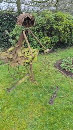 Tuinbeeld van cor-tenstaal, Ophalen, Zo goed als nieuw, Metaal, Mensenbeeld