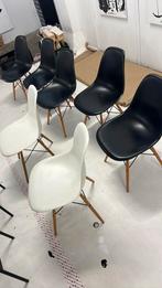 Vitra eames stoelen 7 stuks, Huis en Inrichting, Stoelen, Ophalen, Zo goed als nieuw, Zwart, Vijf, Zes of meer stoelen