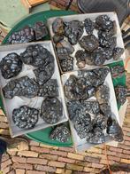 Hematiet 44 stuks Brazilië 23 kilo mooie glans, Ophalen of Verzenden, Mineraal